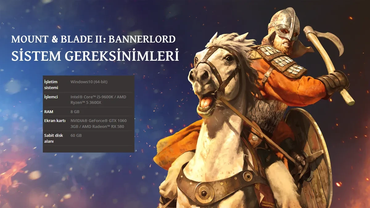 Bannerlord sistem gereksinimleri