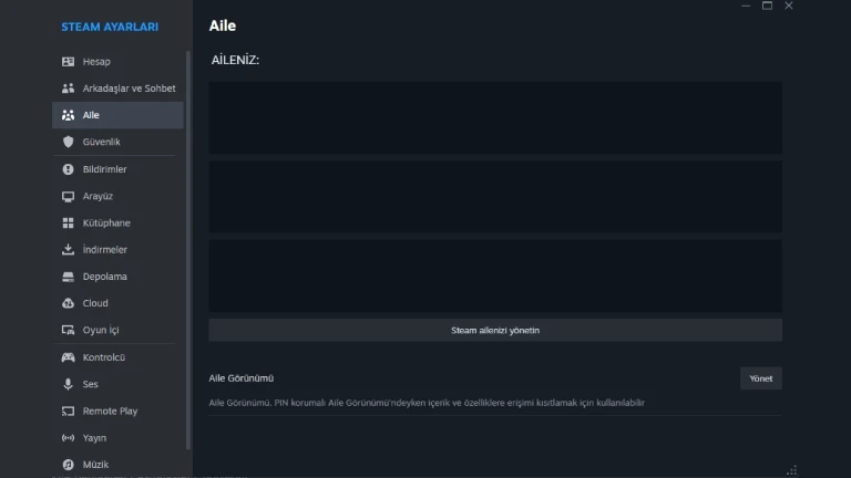 Steam aile paylaşımı nasıl yapılır