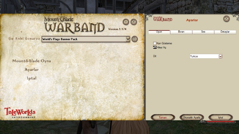 Warband hile açma nasıl yapılır?