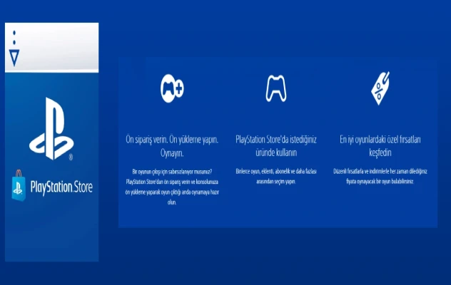 PlayStation Store Hediye Kartları Şimdi Playstore'da!