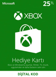 Xbox Live Hediye Kartı 25 TL Xbox Live Hediye Kartı 25 TL