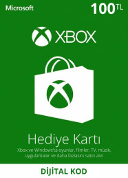 Xbox Live Hediye Kartı 100 TL Xbox Live Hediye Kartı 100 TL