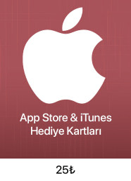 App Store & iTunes Hediye Kartı - 25₺ App Store & iTunes Hediye Kartı - 25₺
