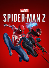 Marvel's Spider Man 2 PC mağaza sayfası görseli. Orijinal boyutta incelemek için siteyi ziyaret edin.